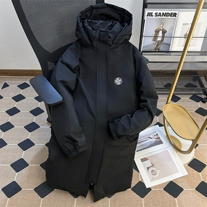 中长款棉衣男女生冬宽松加厚连帽过膝羽绒棉服外套TT541 P106图片