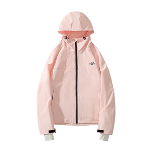 冬新港风防水拉链魔术贴滑雪服男女同款大码保暖夹克外套M34-P140图片