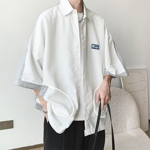 夏季款美式cleanfit工字双褶A字西裤男款高级感宽松阔腿休闲长裤图片