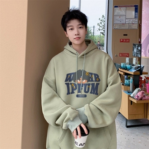 ！连帽圆领卫衣男装港风帽衫男 LM86-P35图片