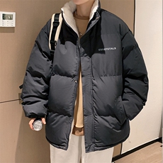！2023秋冬简约字母印花男士加绒棉衣潮牌棉服外套MY101特P78，男装棉衣，电商B220