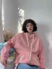 边卫衣，女装卫衣/绒衫，一颗柠檬