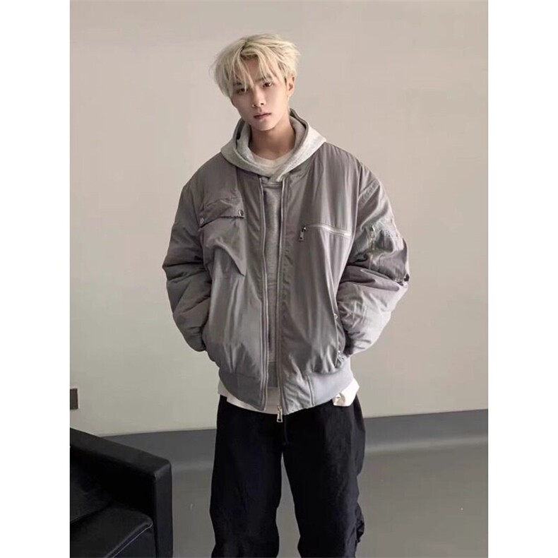 【有货】飞行员夹克棉服多口袋加厚工装棉衣MY78057特P100,男装夹克,星座908-1