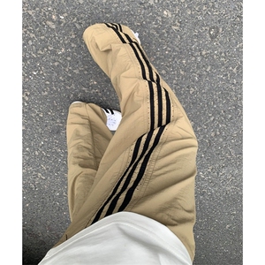 美式冰丝速干伞兵裤男夏季三条杠冲孔直筒条纹休闲裤子 YK228-P40，男装休闲裤，星座1001-1