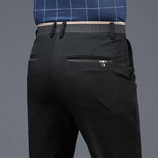 四季有货2025小西裤男小脚修身青年韩版潮黑色休闲裤男商务x2013，男装西裤，星座224-3