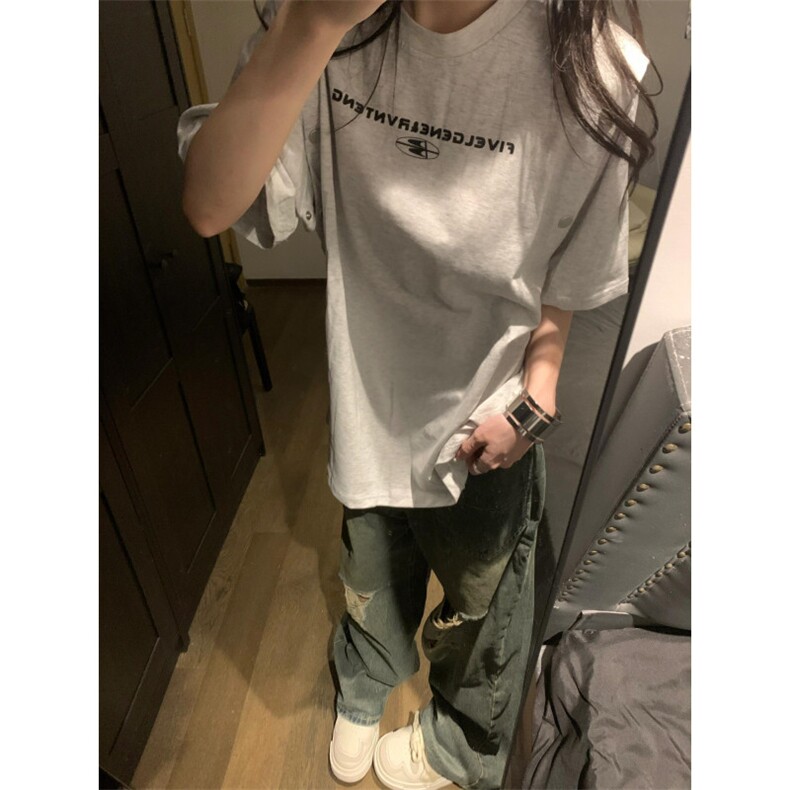 【有货】口袋破洞牛仔裤男女款美式高街直筒裤子A271CC-特P50,男装牛仔裤,星座1007（原301D）