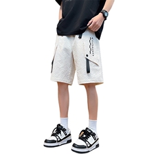 2025夏季新款男士潮牌短裤时尚休闲印花5分裤C208A-6705A-特P28，男装牛仔裤，电商C208A
