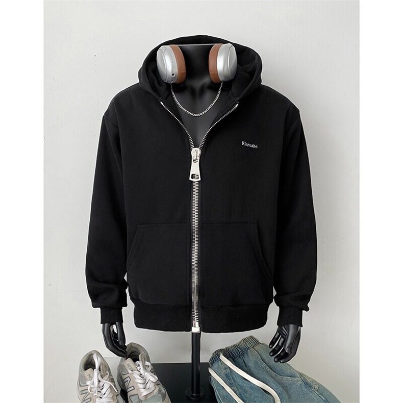高质量卫衣男士韩版潮流宽松连帽拉链帅2025春季ins外套WB405-P67,男装卫衣,星座412-2