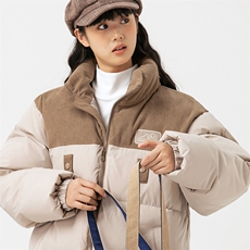 2026冬季新款男日系潮牌拼色宽松休闲棉服加厚外套MY378-F146，男装棉衣，电商A101（原外27）
