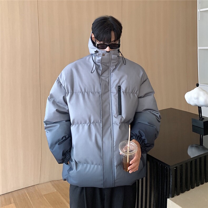 港风防水渐变色冲锋衣棉衣男成分:聚酯纤维MY77095P120控168，男装夹克，星座227-7