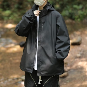 黑武士冲锋衣男秋季户外防风机能登山服宽松休闲夹克外套 JK555图片
