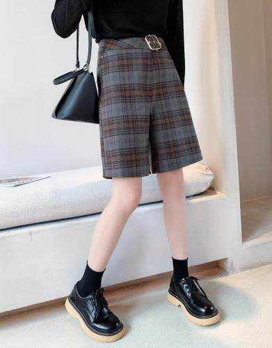 格子中裤，其它，哈尼仙贝