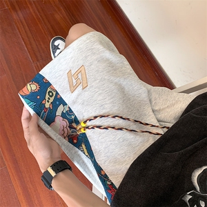 ！2025夏季新款男士风休闲短裤刺绣五分裤DK248特P25