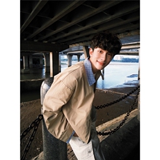 时尚长袖开衫翻领夹克百搭慵懒潮流新日系流行513AJK2380P60，男装夹克，星座513A