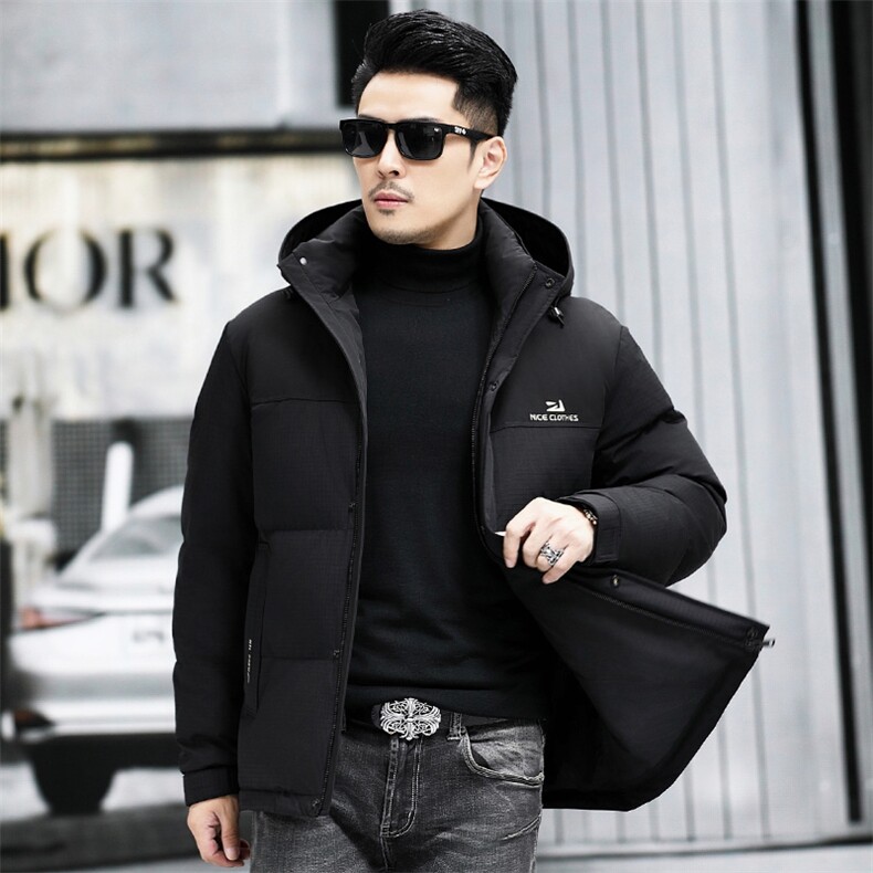 B23965钱塘2020-3连帽休闲冬季厚款新款中年男士羽绒服P298,男装羽绒服,钱塘207-3