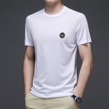 中青年男士短袖体T恤圆领薄款透气冰凉运动上衣服夏季时尚休闲P60，男装T恤，钱塘6003A(原)4033A