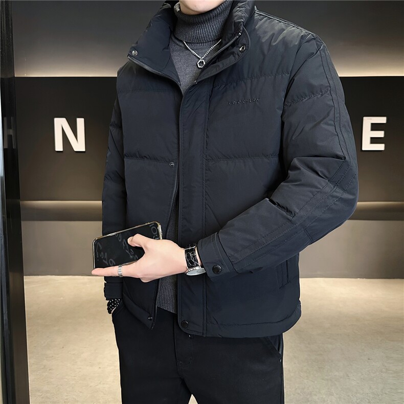 标50绒立领男士羽绒服冬季2025新款加厚外套A313-2632-P215,男装羽绒服,电商A313