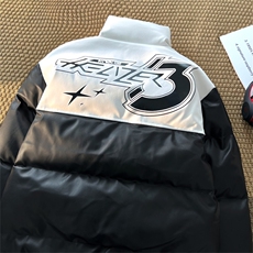 pu皮拼接面包服棉服情侣冬季加厚棉衣加厚外套MY266-P115控158，男装棉衣，电商B370