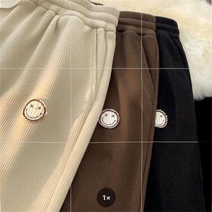 秋冬华夫格加绒休闲裤 M~5XL XZ604-KP97-P50控68图片