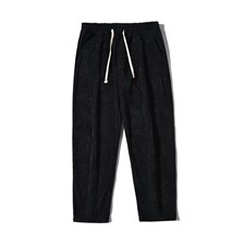 2025冬季新款加厚长裤风解构小脚萝卜裤休闲裤黑K107-P65，男装休闲裤，电商B277A（原A068）