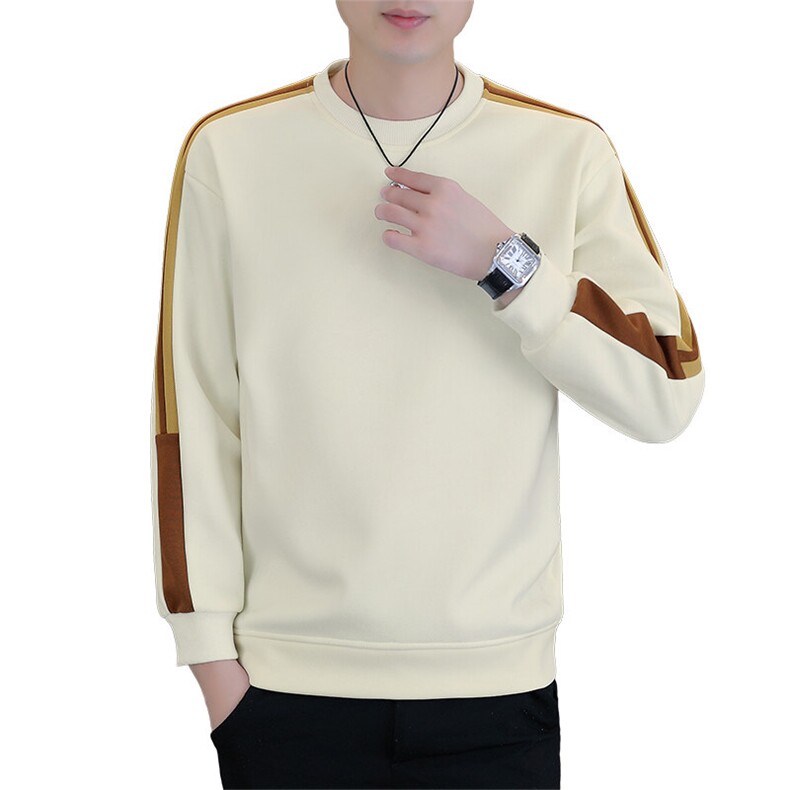 春季新款男士时尚潮流圆领拼接长袖卫衣打底衫XZ310B-2-J1122-P38,男装卫衣,星座310B-3