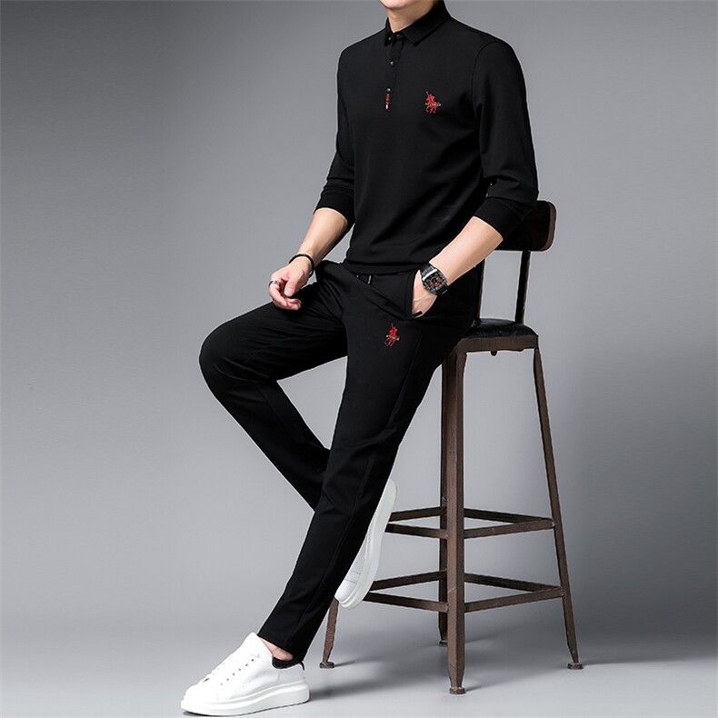 SA9667-2钱塘2020-2中年男士冬季厚款时尚休闲新款套装P152,男装休闲套装,钱塘207-2