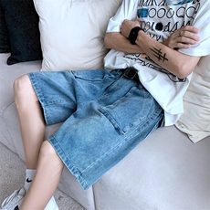 潮流春季牛仔裤男牛仔短裤D203P40，男装牛仔裤，星座1116-2