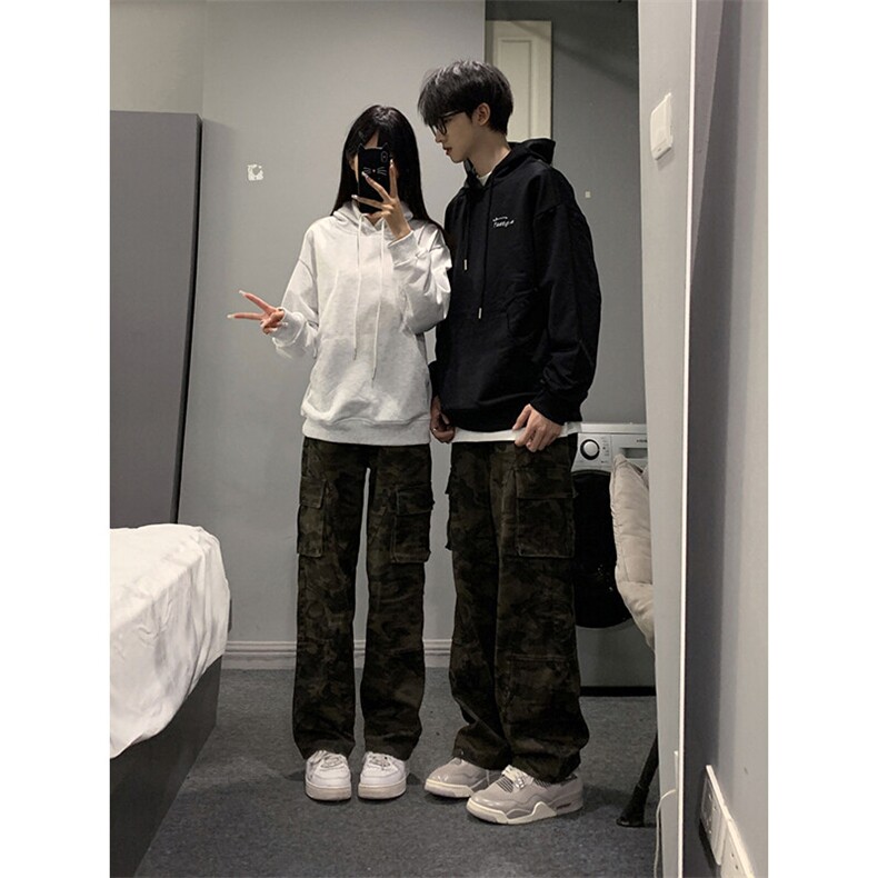 抖音得物供货可提供视频春装重磅美式宽松连帽卫衣DL3003,男装卫衣,电商A486-1