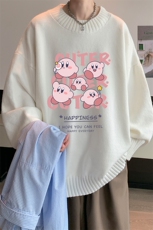半高领毛衣男士大码针织衫男毛线衣男M18310-P45加绒款-P65，男装针织衫/毛衣，电商A040