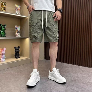 2025夏季新款薄款百搭直筒5分裤子潮男夏天高级商务休闲五分短裤