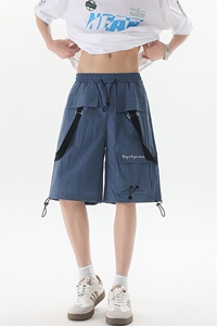 8XL-M特大码肌理感五分裤户外登山裤冲锋裤短裤男DK1502P49控68图片