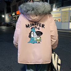 MM48074-P130冬季大毛领棉衣男士大码加厚棉袄男棉服，男装棉衣，电商A040