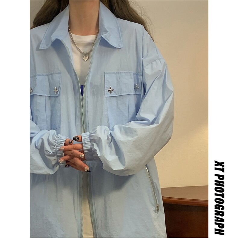 1中性工装大口袋大码M-5XL黄灯外套户外潮牌防晒服FS77006P50控78，男装夹克，星座226-2