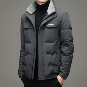 羽绒服短款冬季男士轻薄潮流时尚羊毛领保暖羽绒服 JZ2216-P235图片