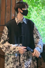 2026新中式长袖套装TZ88797P90衬衫CS88799P45控78裤子88798P45控，男装衬衫，星座227-7
