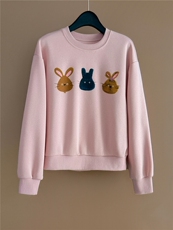 时尚休闲运动套装女秋季洋气减龄宽松简约圆领卫衣束脚长裤两件套，女装套装/套裙，江南