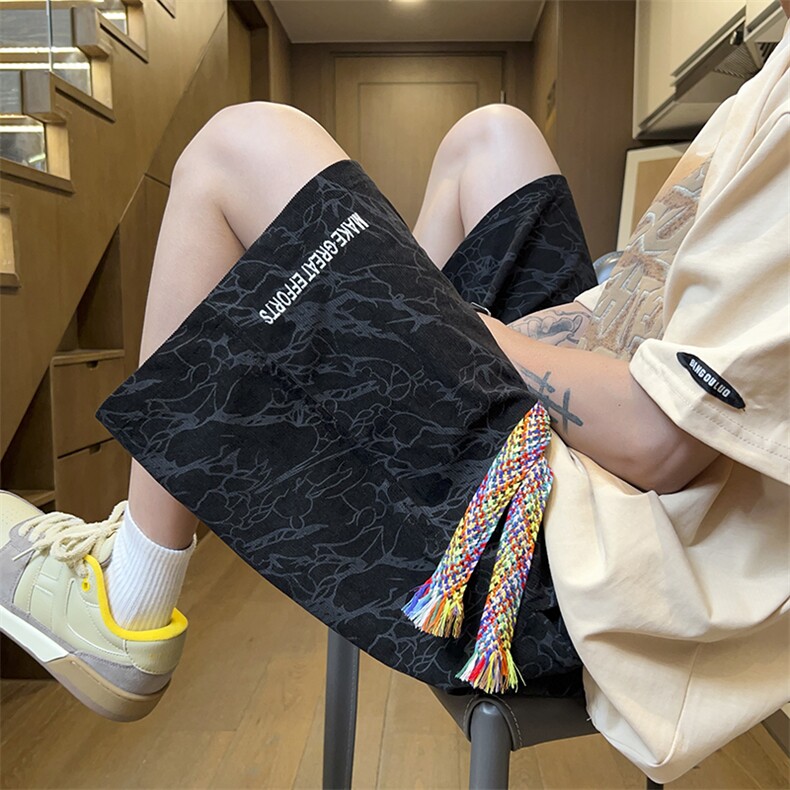 星座212A-DK70特批28控48夏季新款短裤男新中式五分裤子,男装牛仔裤,星座212A（原A324）