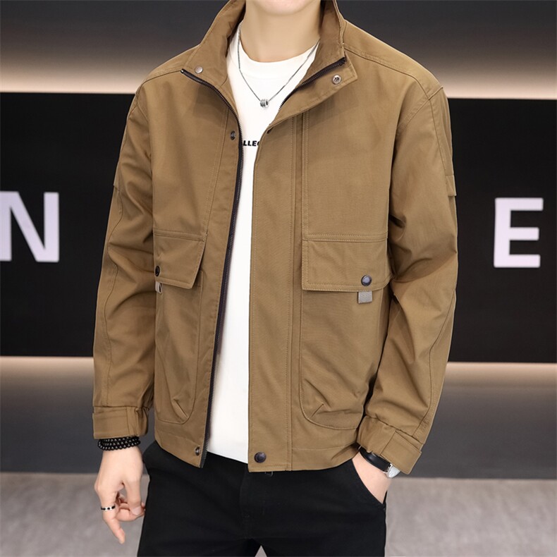 夹克男秋季立接高品质外套型男商务休闲百搭外套夹克N7939-P75图片