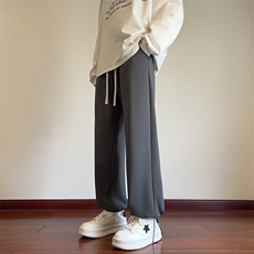 KP769P40港风菠萝棉休闲裤宽松运动裤拖地裤束脚裤男，男装休闲裤，星座1204-3