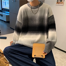 秋冬针织衫圆领套头毛衣MY27P60，男装针织衫/毛衣，电商D325