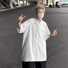 美式休闲短袖衬衫男夏季薄P30，男装衬衫，星座1116-2