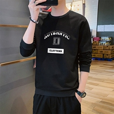 2021春秋季圆领卫衣男休闲运动上衣服宽松长袖外套DF110T，男装卫衣，电商A102