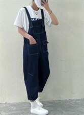 牛仔背带裤，其它，星期8