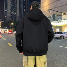 格子连帽夹克男春季美式高街复古高级感宽松外套A406JK3517P85，男装夹克，星座309（原A406）