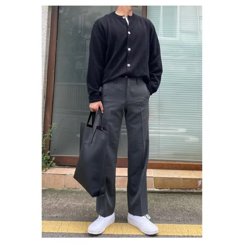 韩版开衫秋冬季新款圆领港风ins宽松毛衣外套-KS032-P50,男装针织衫/毛衣,星座1002-2