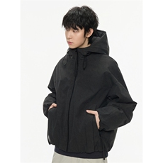 2025冬季简约格子连帽羽绒服男女宽松休闲保暖羽绒服外套，男装羽绒服，电商A234