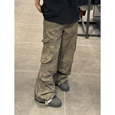 【网图】B221美式ins高品质休闲迷彩工装裤子LK24256-特P48控78，男装工装外套，电商B221
