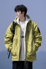 M6856-P120冬季羊羔绒双面穿加肥加大棉衣宽松潮棉祅，男装棉衣，星座109