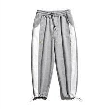 2025冬季新款男华夫格撞色休闲裤灯芯绒卫裤灰GK60-P50,男装休闲裤,电商B277A（原A068）