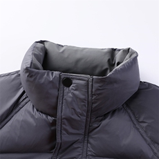 BJY08722新款冬季男士白鸭绒羽绒服立领保暖外套修身风衣大衣，男装风衣，电商B360